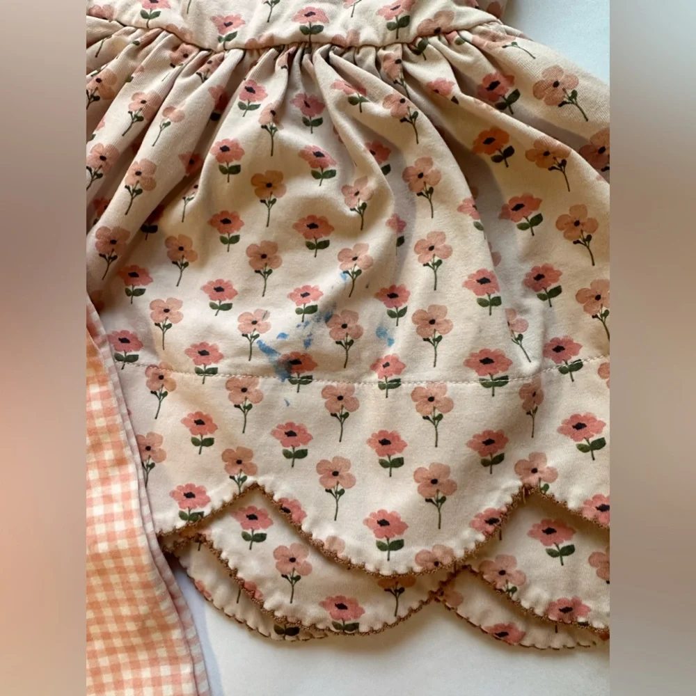 2T (PLAY) love + grow Peach & Gigham Set